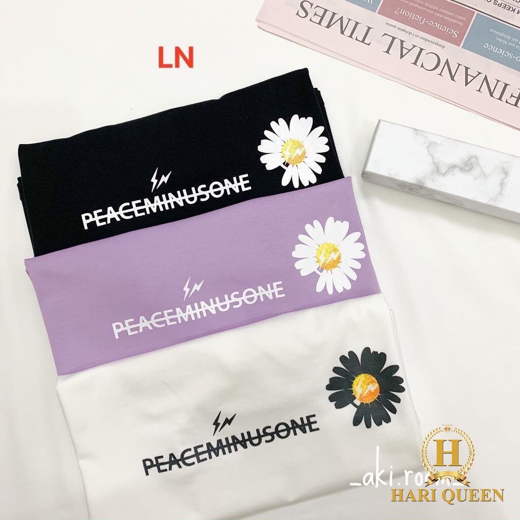 Áo croptop xinh xắn in hoa cúc chữ gạch xinh xắn chất đẹp