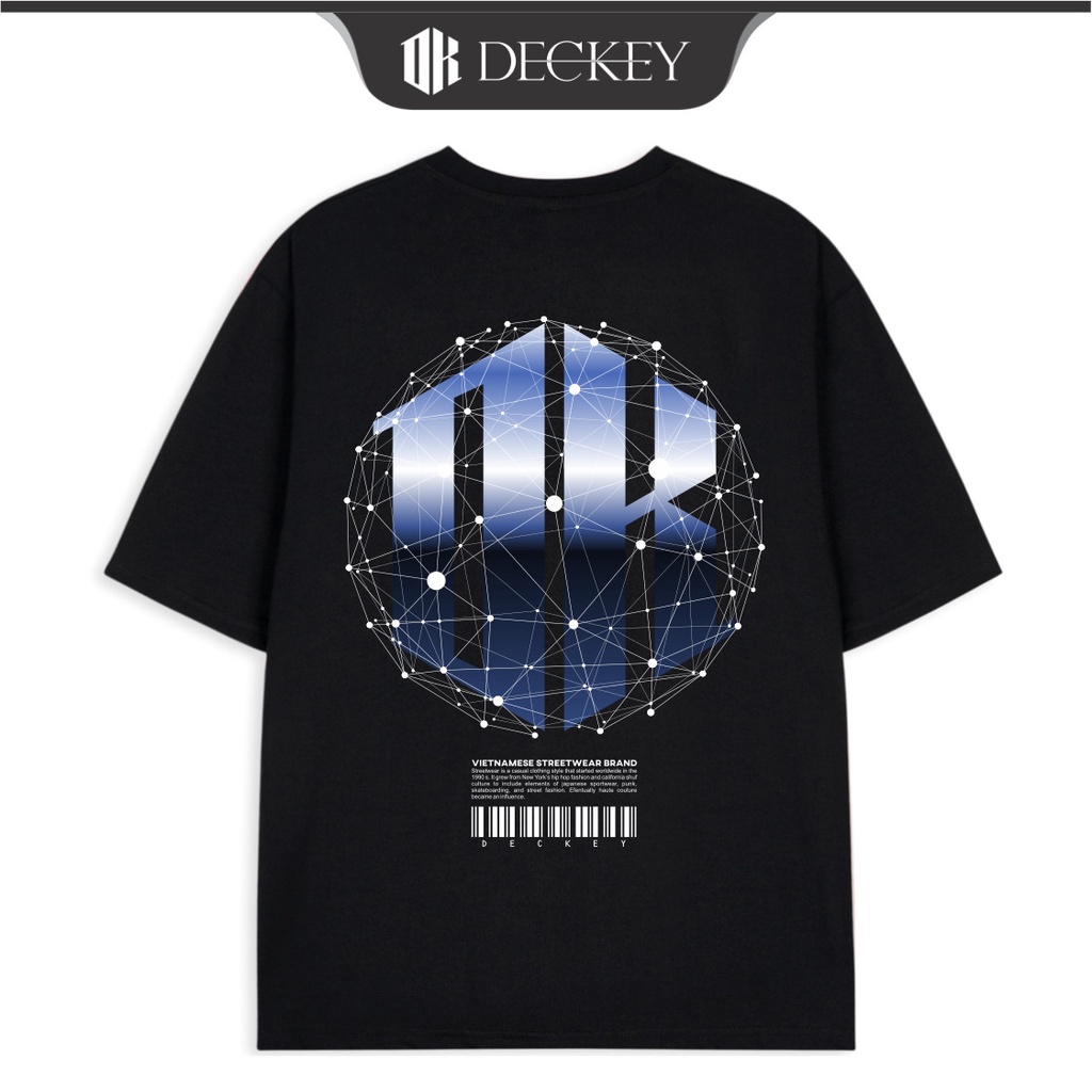 Áo Thun Cotton Unisex Nam Nữ Form Rộng Local Brand DECKEY STAR