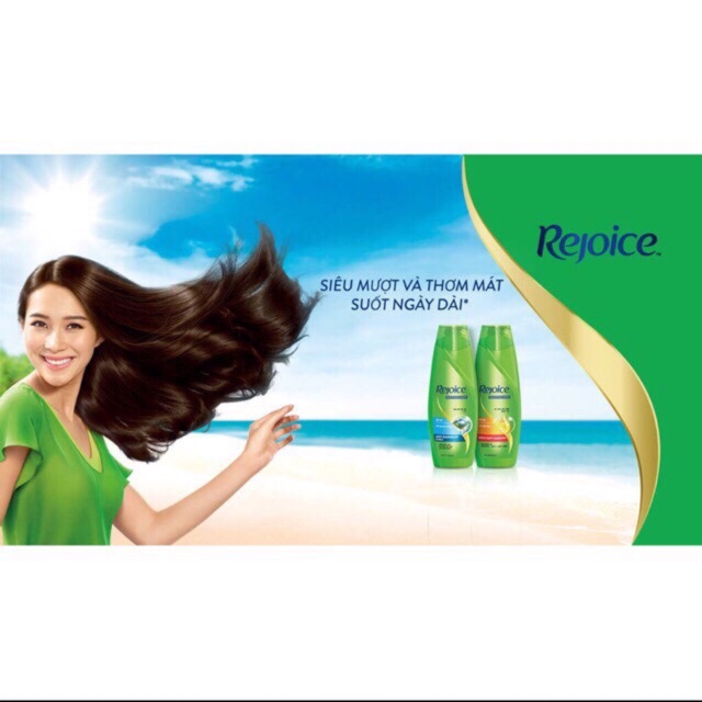 Dầu gội Rejoice 170g,320g,650g (bạc hà, mềm mượt tóc)