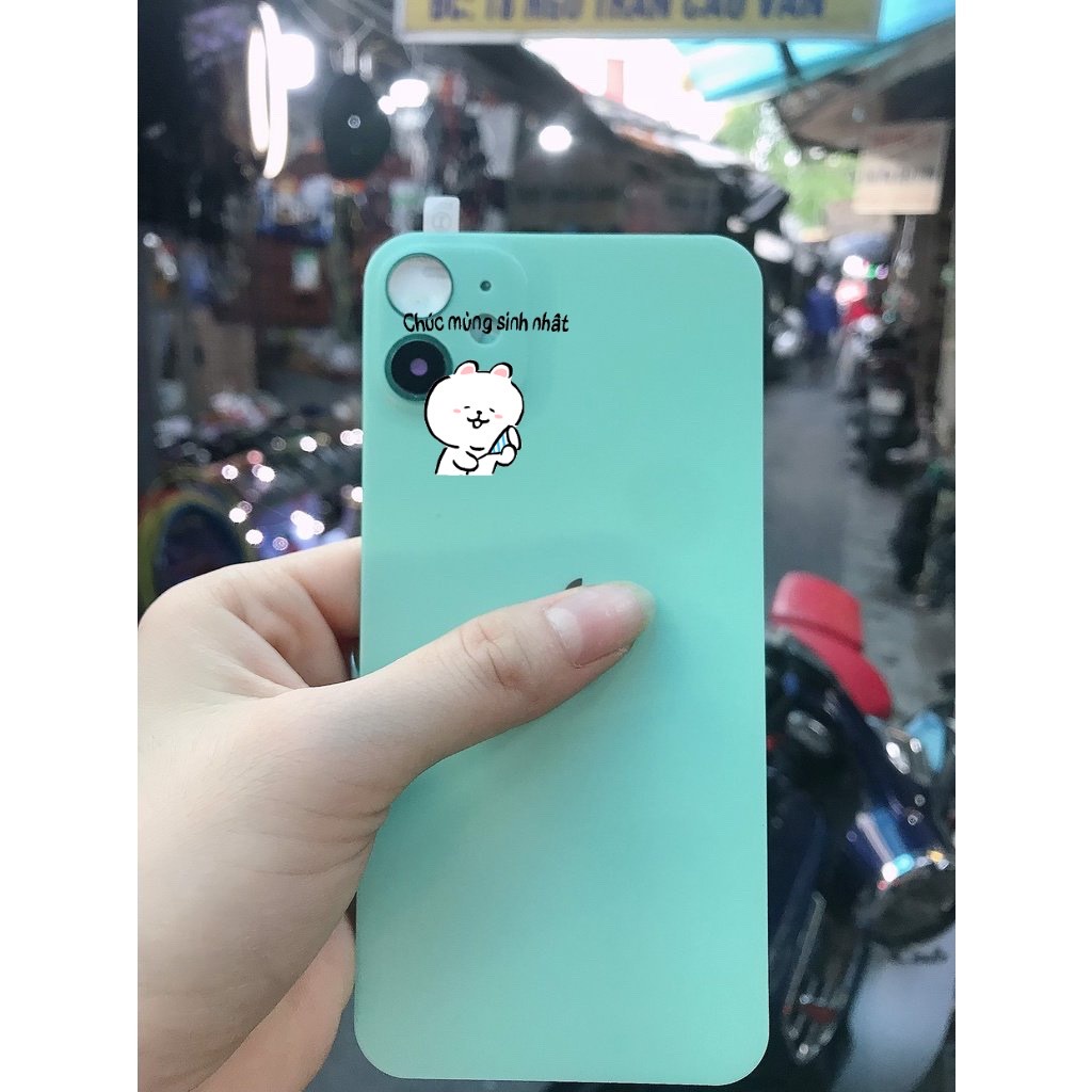 SIÊU ĐẸP , NHƯ MÁY THẬT  Miếng dán full lưng giả độ iP Xr lên 11