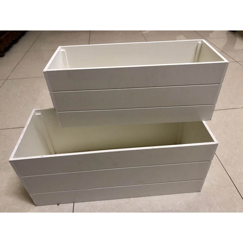 Chậu nhựa composite kích thước 50x20x20cm, 60x20x20 cm và 70x25x25 cm cực bền