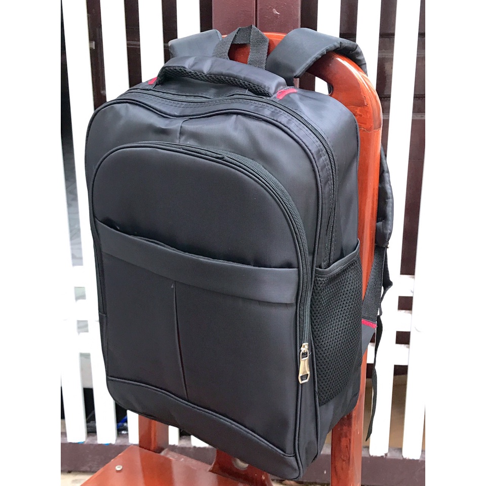 Balo Laptop Nam Nữ, Cặp Đựng Máy Tính Cá Nhân Kích Thước 15.6 inch Đẹp Và Chống Sốc Giá Rẻ ( ĐEN XỊN)