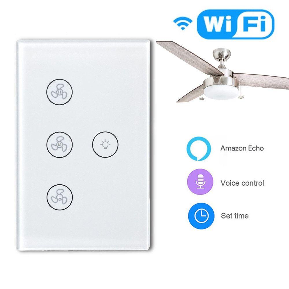 Công Tắc Quạt Thông Minh Điều Khiển Bằng Giọng Nói Kết Nối Ứng Dụng Điện Thoại