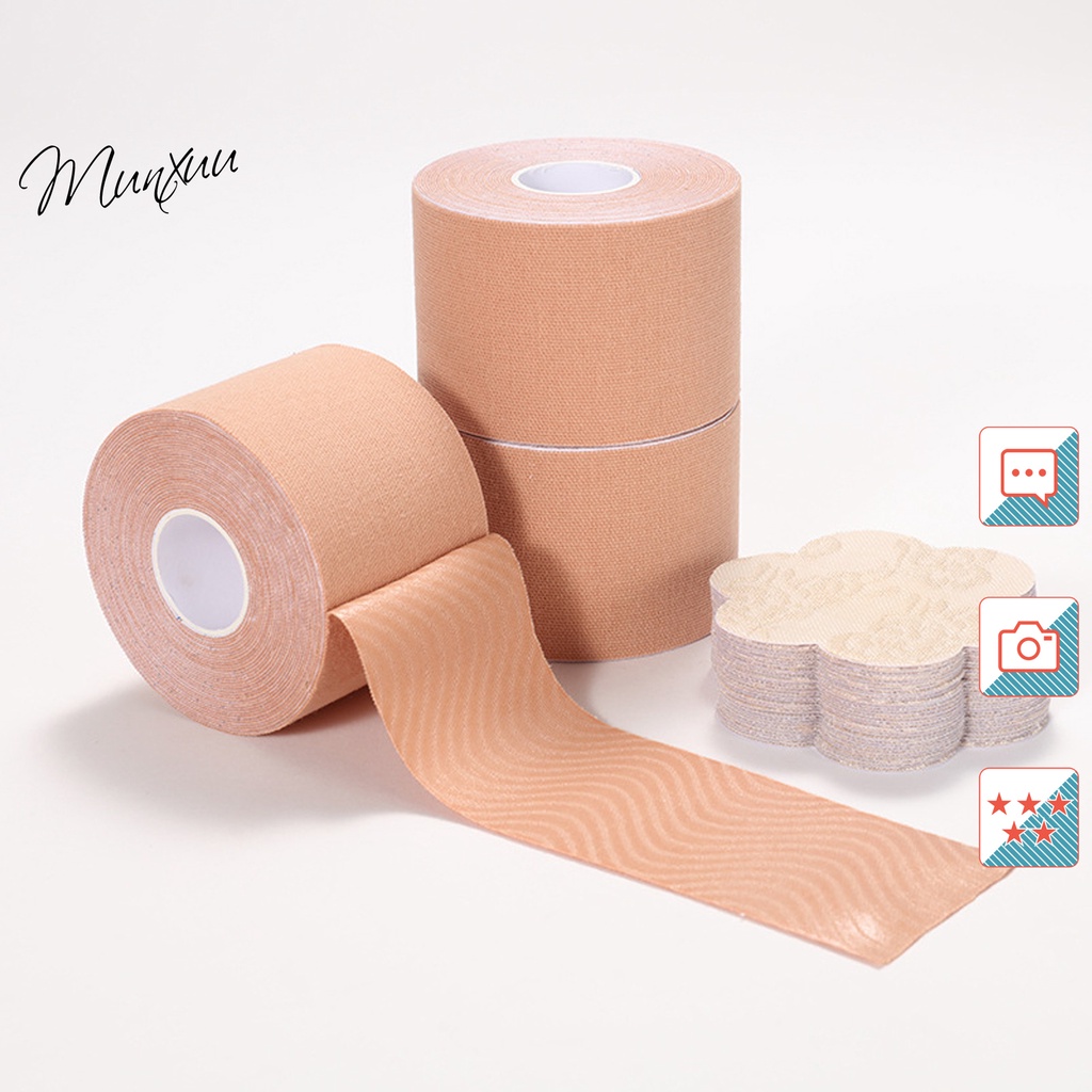 Cuộn băng dính dán ngực MUNXUU, nâng ngực quyến rũ chất liệu siêu dính dễ dàng sử dụng - DN01