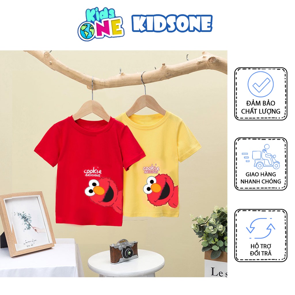 Áo Phông Bé Trai Bé Gái Mặt Cười Hàn Quốc, Áo Thun Trẻ Em Chất Cotton 1-5 tuổi Tuổi Kids One Shop Size 8-20kg AC5