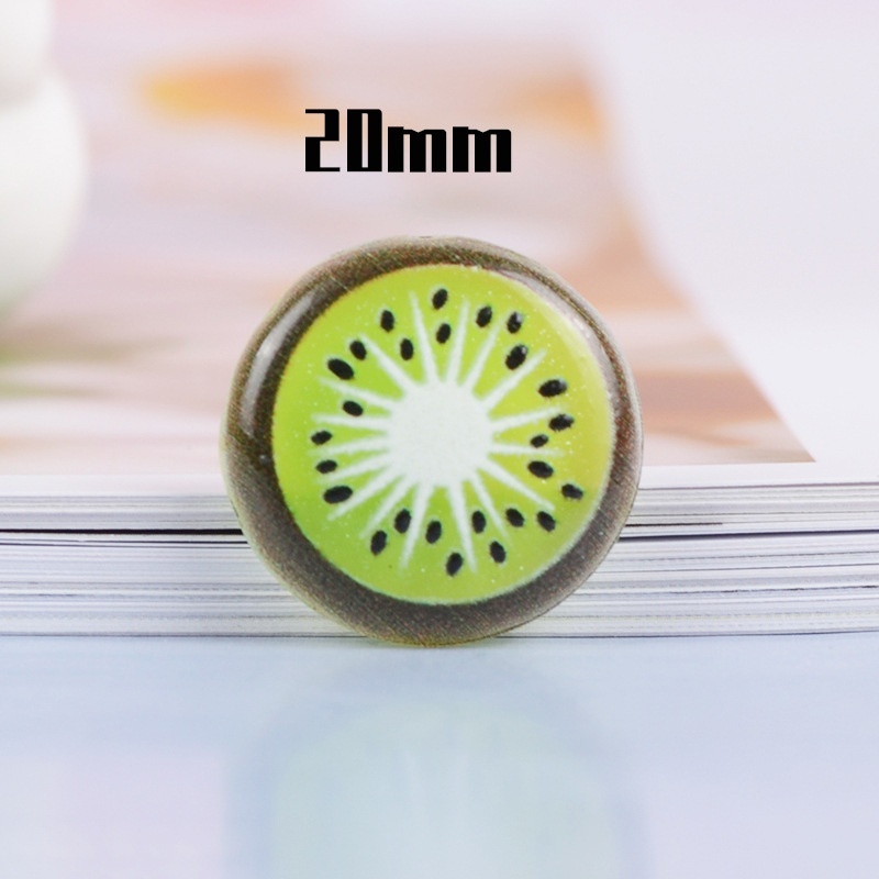 Bộ 10 phụ kiện trang trí điện thoại hình trái cây xinh xắn