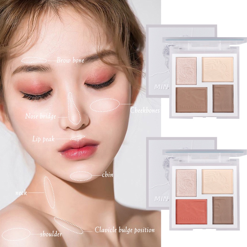 Bảng Phấn Bắt Sáng/Tạo Khối Đa Năng Chống Thấm Nước Làm Sáng Da Chuyên Nghiệp