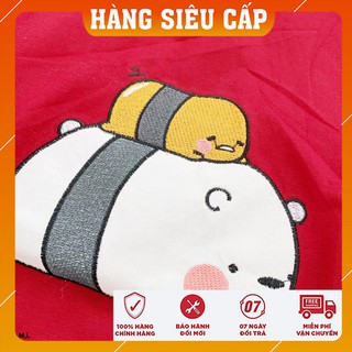 [Ảnh thật tự chụp] Áo thun tay lỡ Gấu Lười Dễ thương Form rộng
