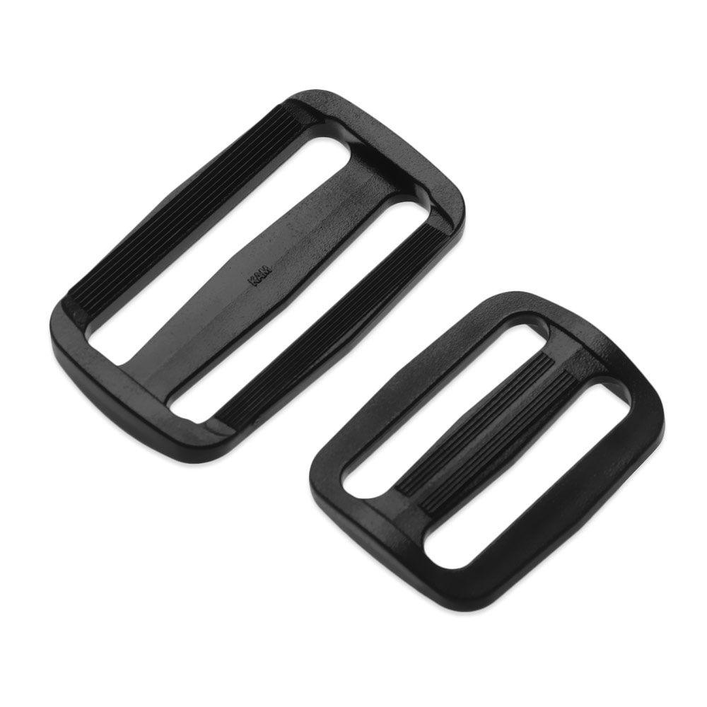 Set 20 Khóa Trượt Bằng Nhựa Màu Đen Có Thể Điều Chỉnh Cho Hoạt Động Ngoài Trời