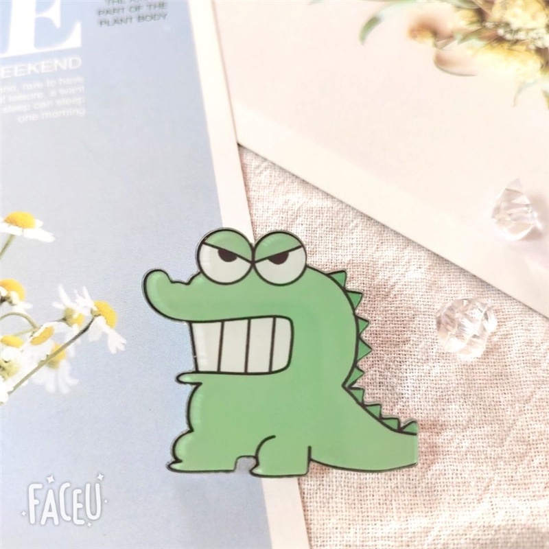 Huy hiệu phụ kiện, pin cài trang trí áo, balo, túi ví mẫu khủng long hoạt hình 🍀Clovershop68🍀