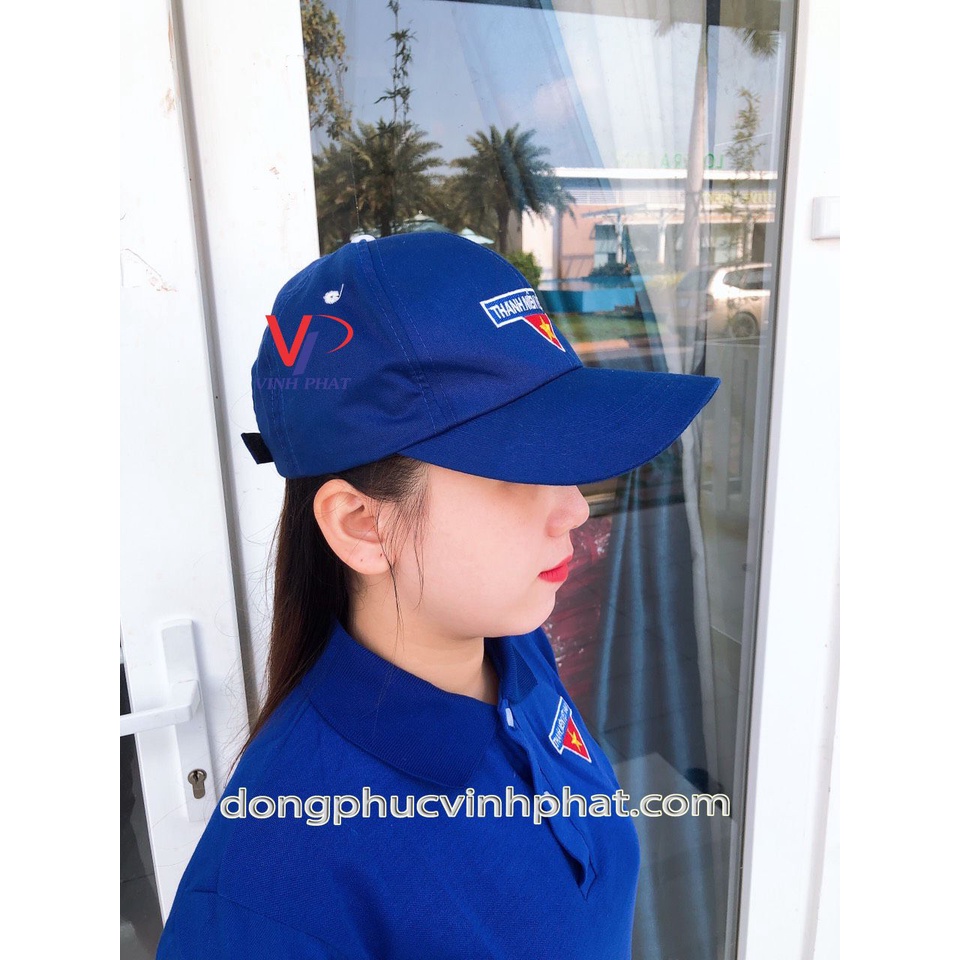 Nón (Mũ) Kết Đoàn Thanh Niên Thêu Logo - Đồng Phục Vĩnh Phát
