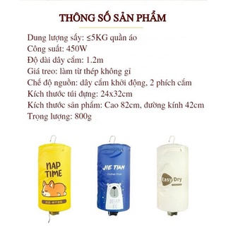 Máy sấy quần áo mini