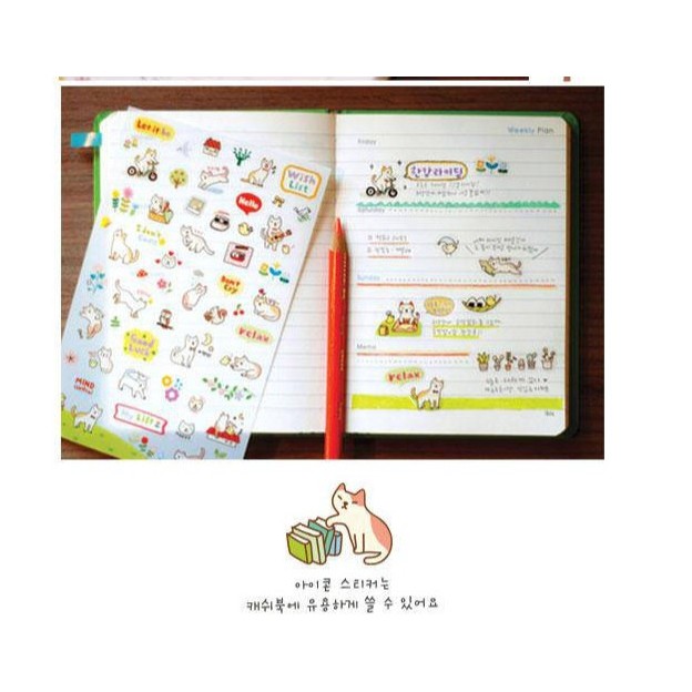 Sticker hoạt hình, giấy dán hoạt hình dễ thương có nhiều mẫu chọn lựa tại Corgi Shop