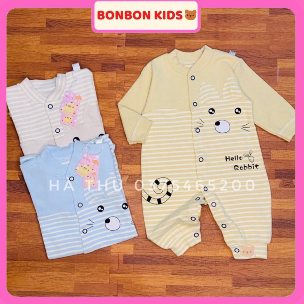 Bộ Quần Áo Nỉ BODY Quảng Châu Dài Tay Thu Đông, Mềm Mịn Loại 1 Cho Bé 5-11kg  BONBON KIDS