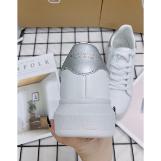 [CHÍNH HÃNG] GIÀY THỂ THAO DOMBA CHÍNH HÃNG GÓT DA BẠC - DOMBA HIGH POINT SILVER H-9113 - FULLBOX CÓ SẴN - GIÀY ĐẾ CAO