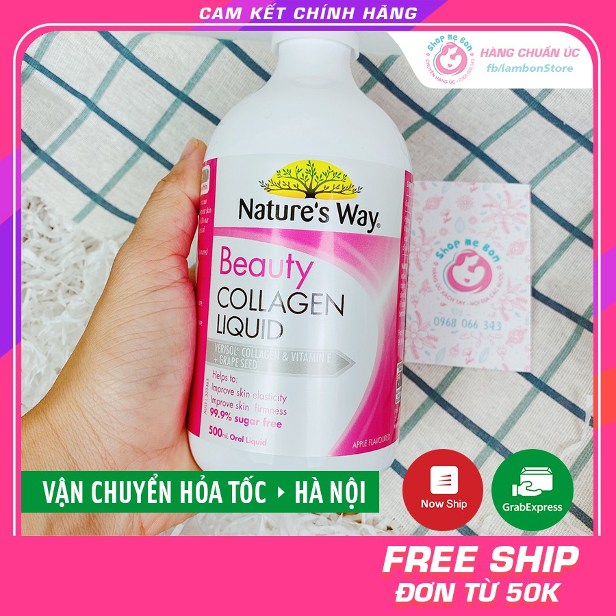 [CHUẨN AIR] Collagen nước Nature's Way Beauty Collagen Liquid 500ml - Xuất xứ Úc | BigBuy360 - bigbuy360.vn