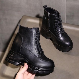Giày Bốt Da Cổ Cao Thời Trang Dành Cho Nữ