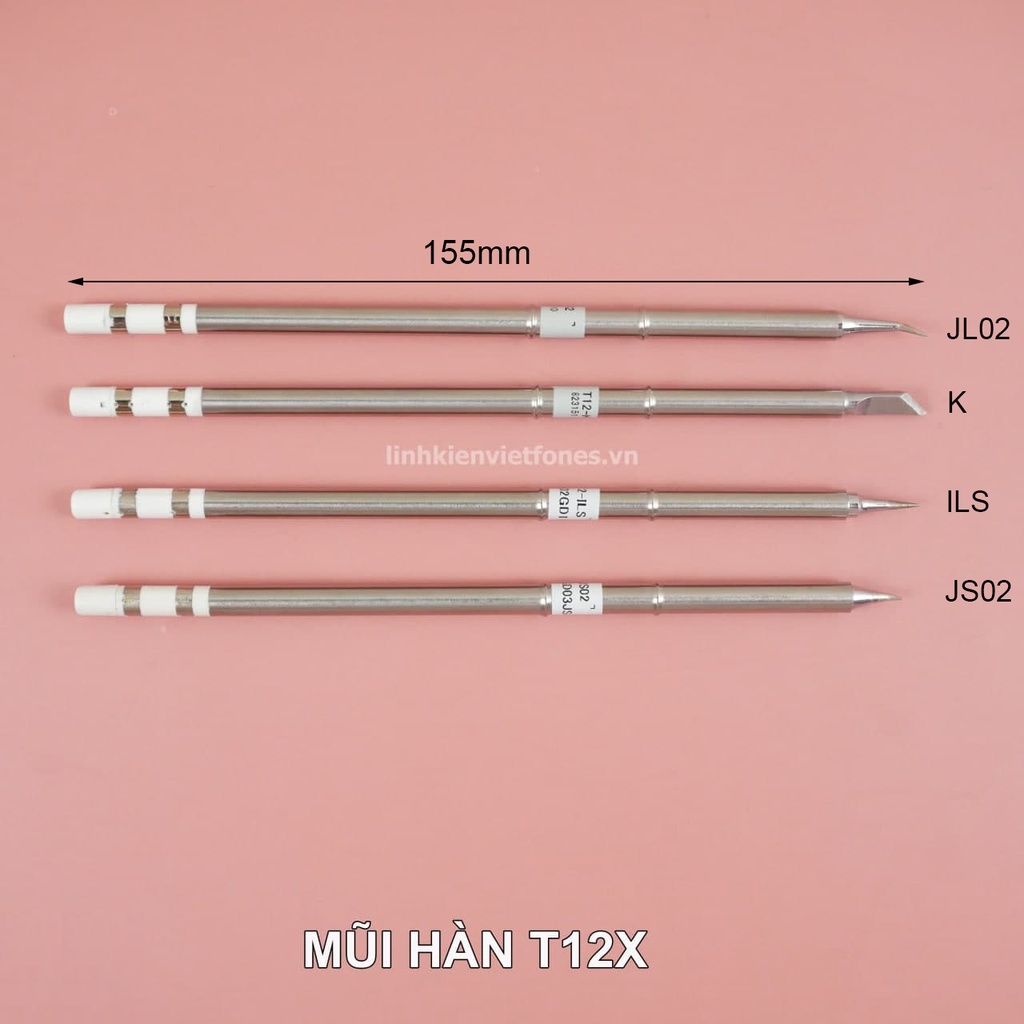 Đầu mũi hàn T12  , tay hàn T12X