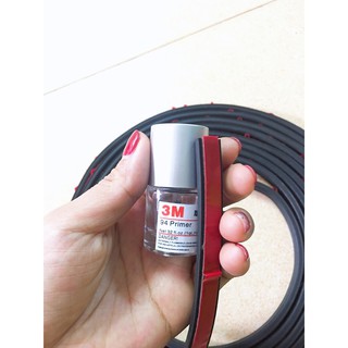Gioăng Cao Su chữ B nẹp cửa ô tô chống ồn , chống bụi cuộn 10m Tặng kèm 01 Lọ keo 3M trợ dính 10ml