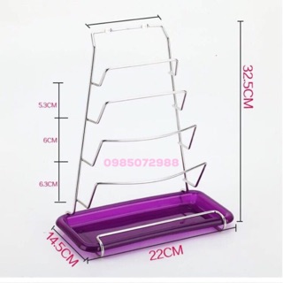 Giá úp vung inox 304