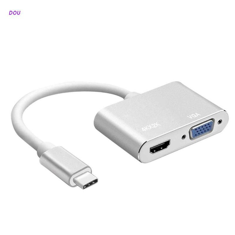 Bộ Chuyển Đổi Type-C Sang Hdmi 4k Vga Usb C 3.0 Hub Sam Sung S9 Dex Hua Wei P20 Xioa Mi 10 Tv