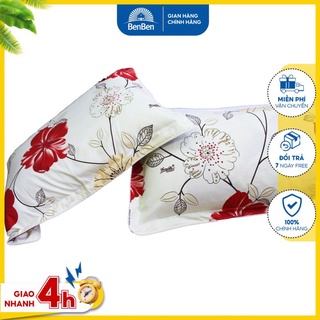 Combo 2 áo gối cotton TL size 40x60 cm, chat chọn mẫu - Ben Ben