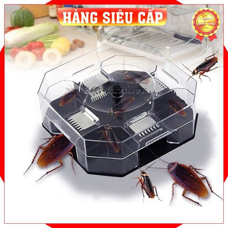 Hộp Bẫy Gián Thông Minh, An Toàn, Không Sử Dụng Hóa Chất, 1 Lần Có Thể Bắt Được Nhiều Con