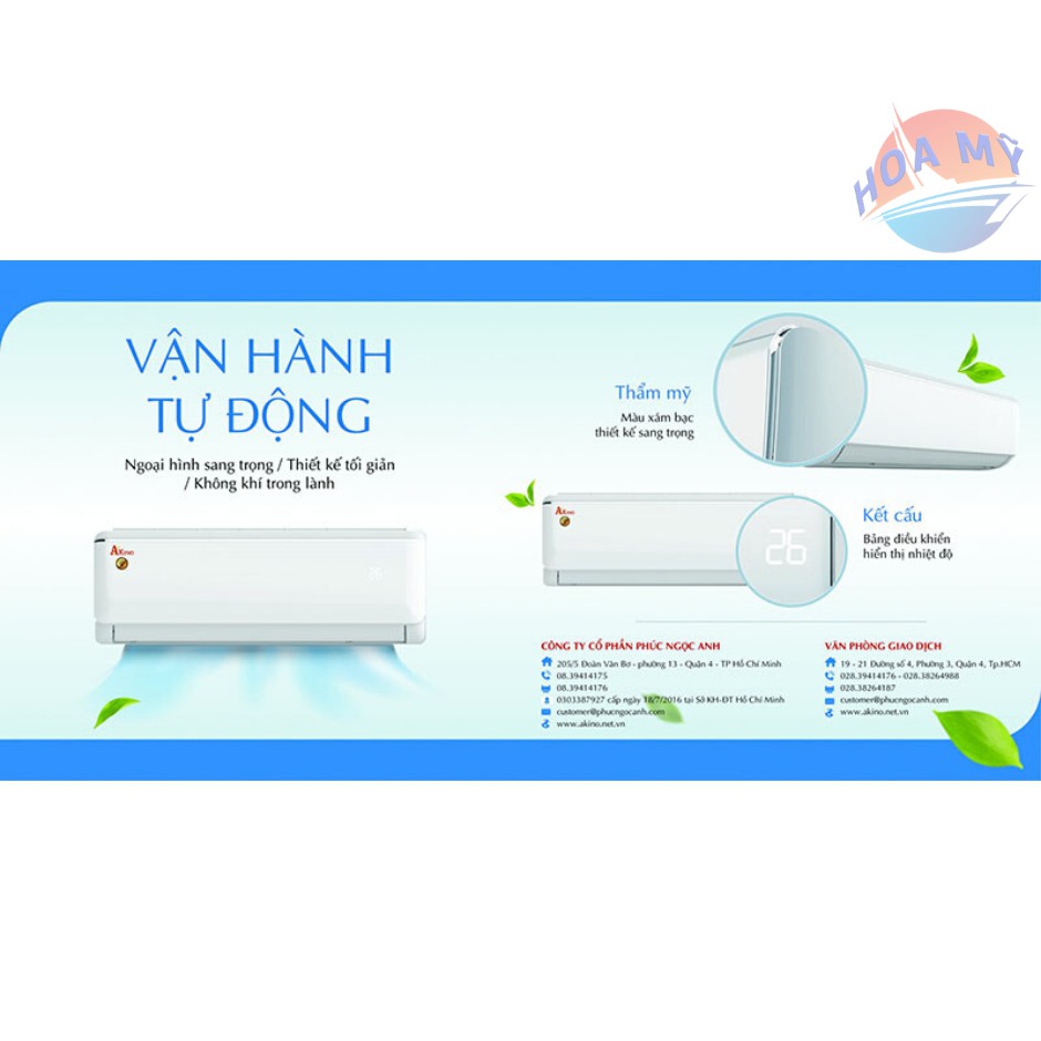 Máy lạnh AKINO 1HP AKN-09CFS1FA 9000BTU