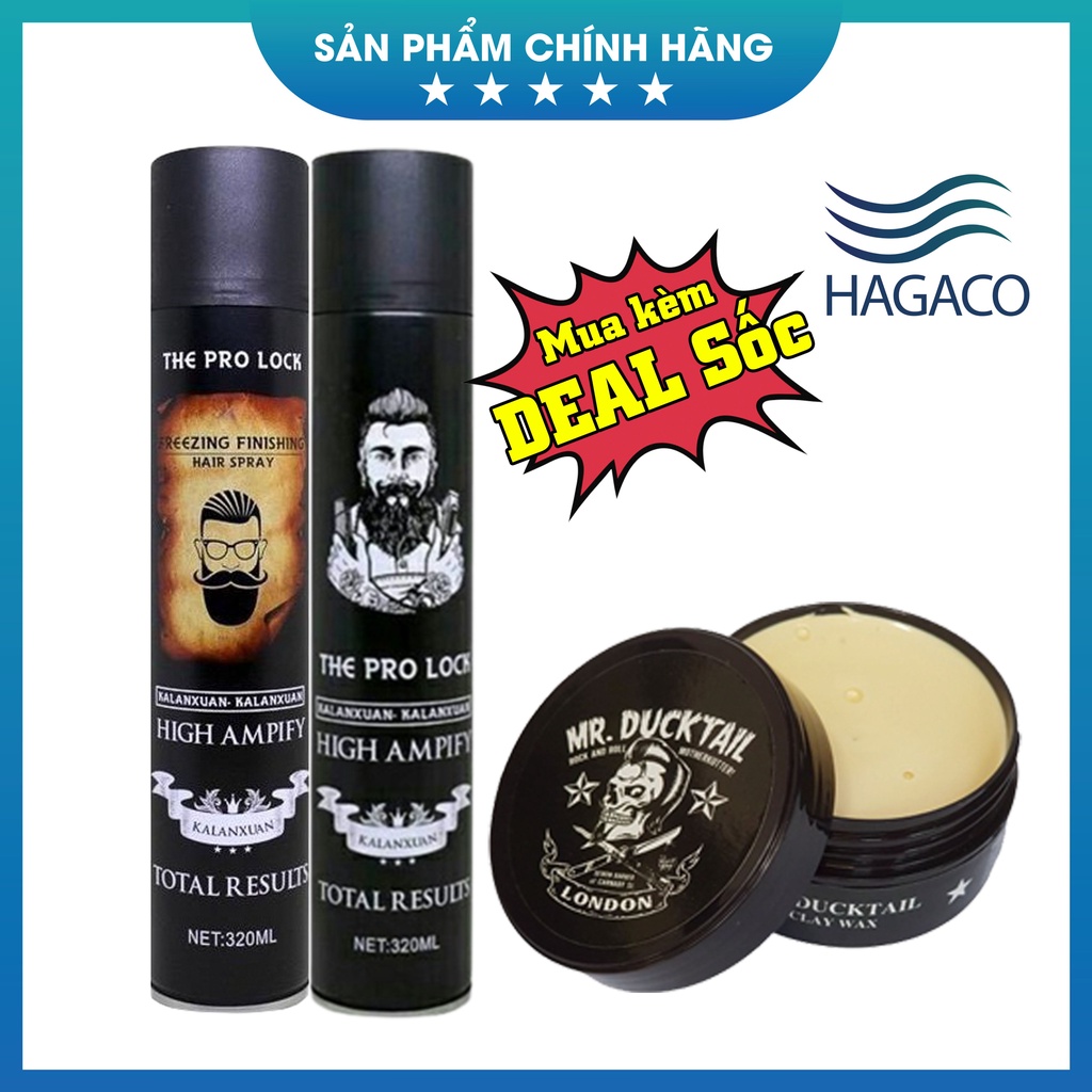 Gôm xịt tóc giữ nếp dành cho nam THE PRO LOCK 420ml chính hãng