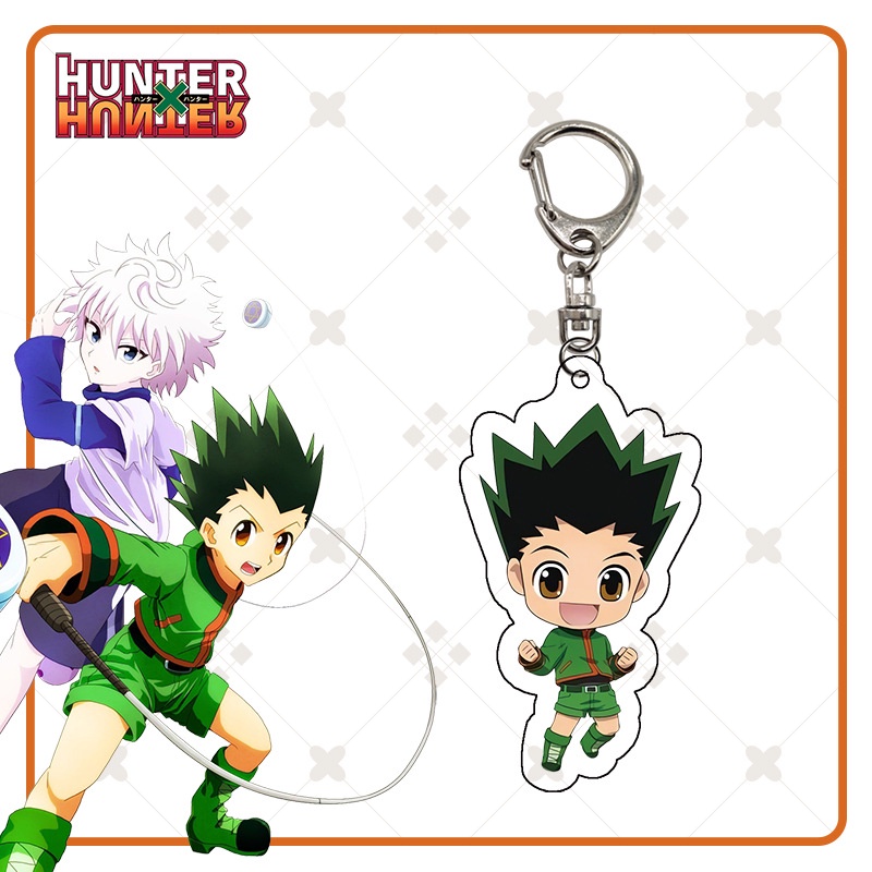 (m1) Móc khóa Hunter × Hunter Thợ săn tí hon xinh xắn chibi anime mica trong acrylic quà tặng xinh xắn