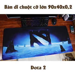 Lót chuột Dota 2 Over Size 90x40 cm Bo Viền Chắc Chắn