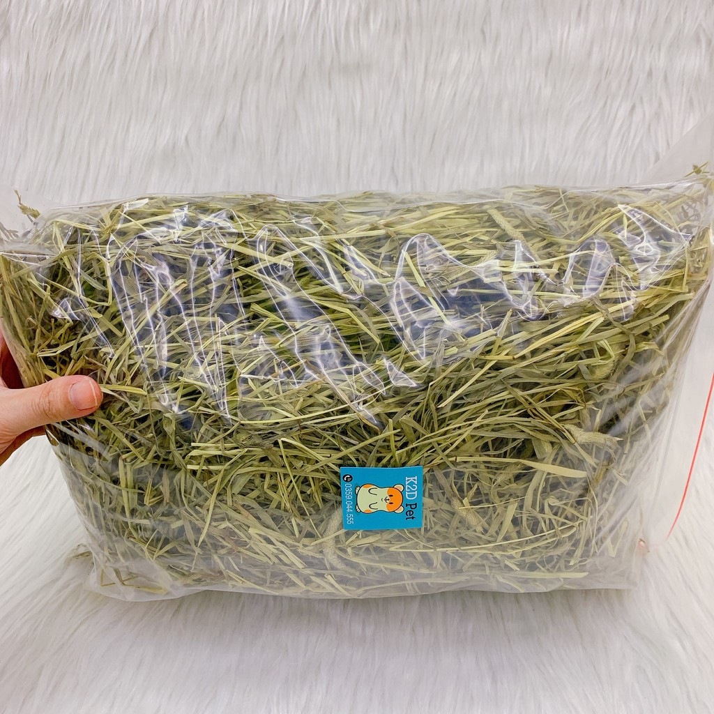 Cỏ Timothy cho Guinea Pig (bọ ú, chuột lang), thỏ, sóc bắc Mỹ, Chinchilla (500g)