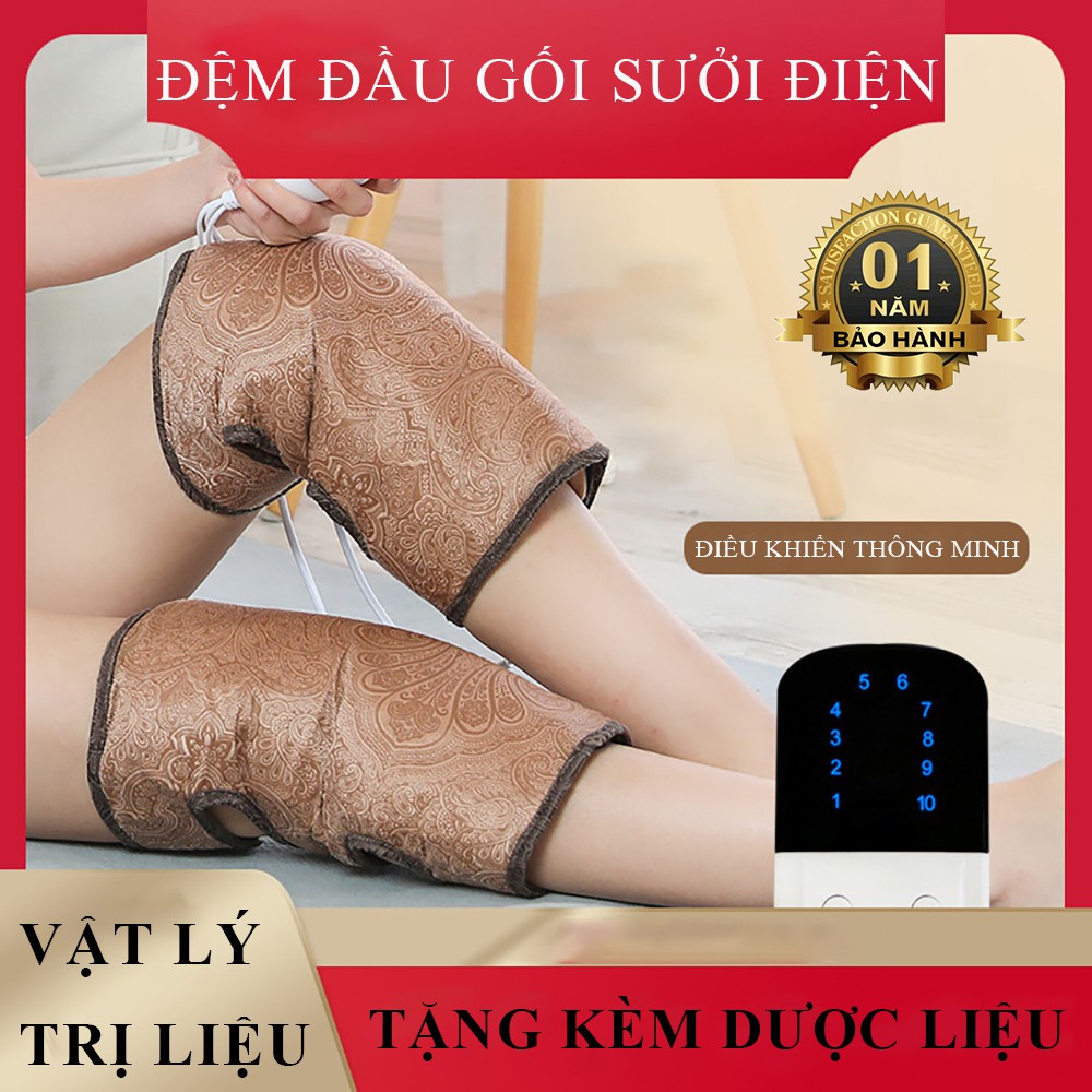 Máy massage đệm sưởi gối trị liệu, hỗ trợ điều trị các bệnh viêm khớp gối, thấp khớp, đau nhức cơ và xương khớp.