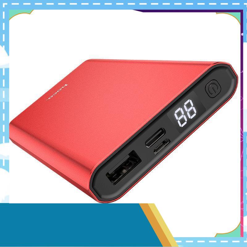 Pin sạc dự phòng Hoco 10000mAh J68  Màn hình kỹ thuật số LED Resourceful Cao cấp bh 12 tháng