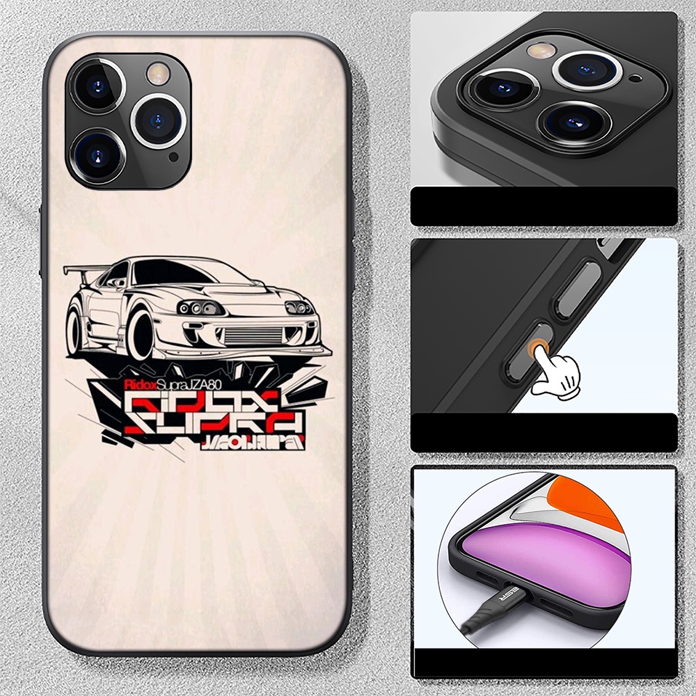 Mềm Ốp Điện Thoại tpu Dẻo Họa Tiết Xe Hơi jdm Độc Đáo Thời Trang Cho iphone 11 12 pro max 12 mini xs max x xr xd119