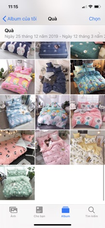 Bộ chăn ga cotton mịn( chỉ tặng ko bán)