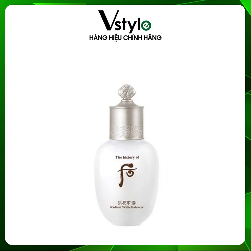 Nước Cân Bằng Dưỡng Trắng Whoo Gongjinhyang Seol Radiant White Balancer 20ml