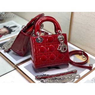 Túi Size 17 Dior da bóng nhiều màu đẹp xuất sắc