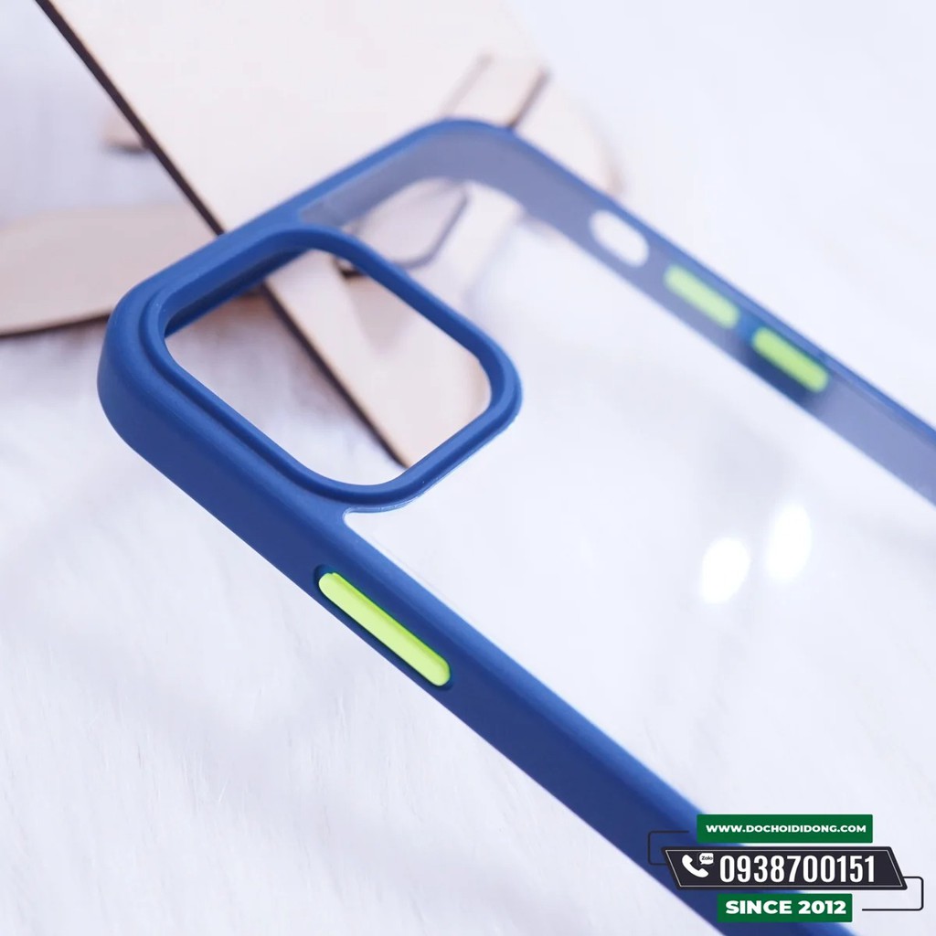 Ốp Lưng IPhone 12 Pro Max Mini Rock Viền Trong Lưng Trong Viền Màu Lưng Nhám Chống Sốc Tổng Hợp