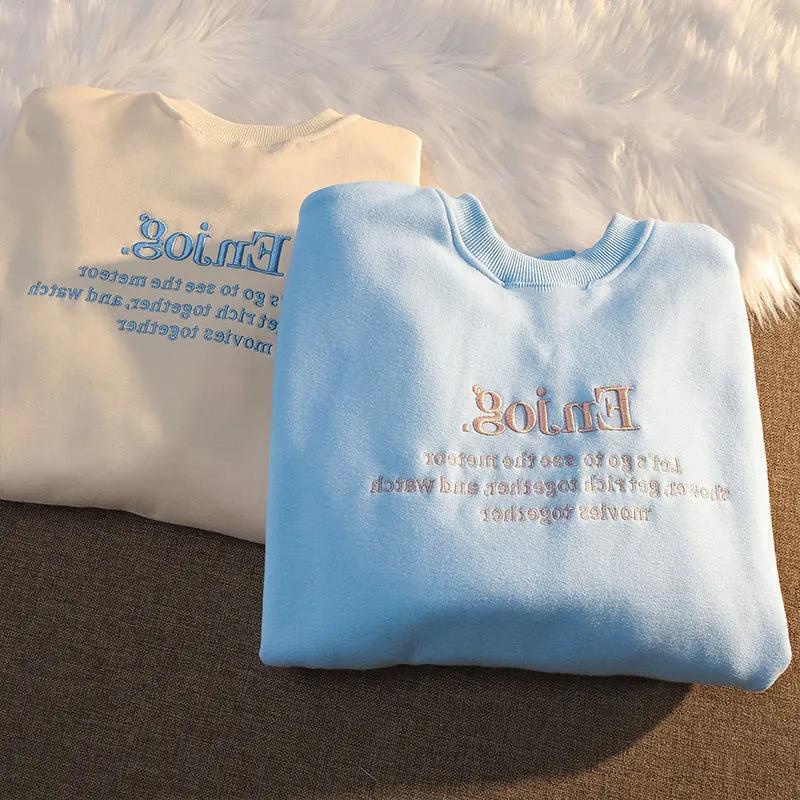 NRVP Áo Thun Nữ Dài Tay Cổ Tròn Thời Trang Hàn