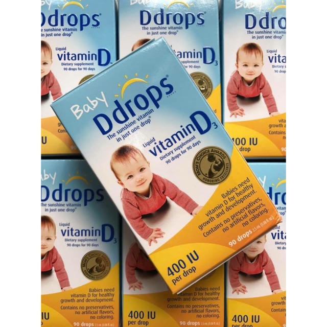 Vitamin D3 dạng nhỏ giọt - Ddrops VitaminD3