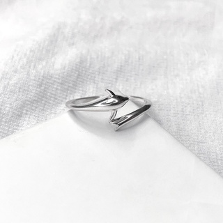 [R021] NHẪN BẠC 925 STERLING SILVER WHALE RING