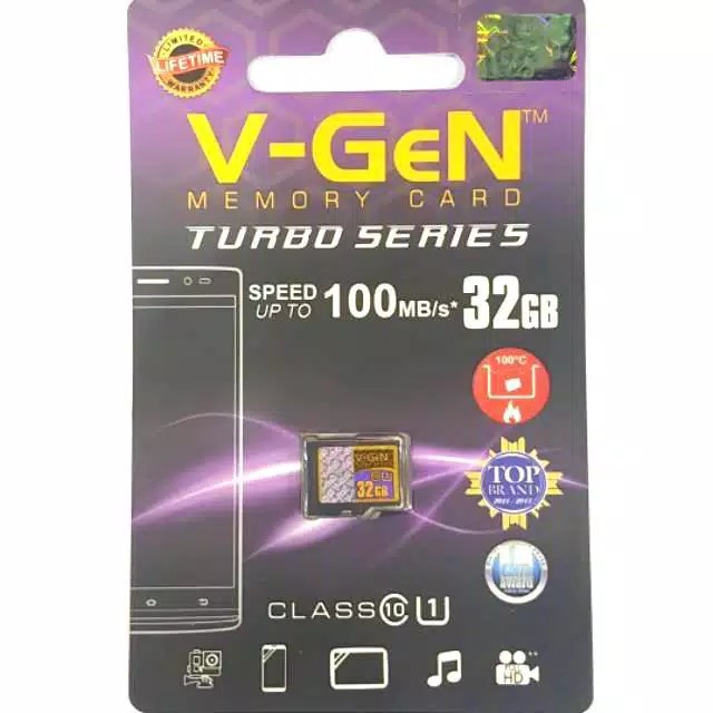 Thẻ Nhớ Micro Sd 32gb Class 10 Turbo Vgen