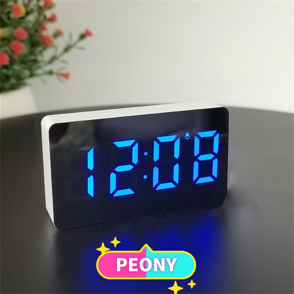Đồng hồ báo thức điện tử đèn LED đa năng cổng USB dùng trang trí nhà cửa