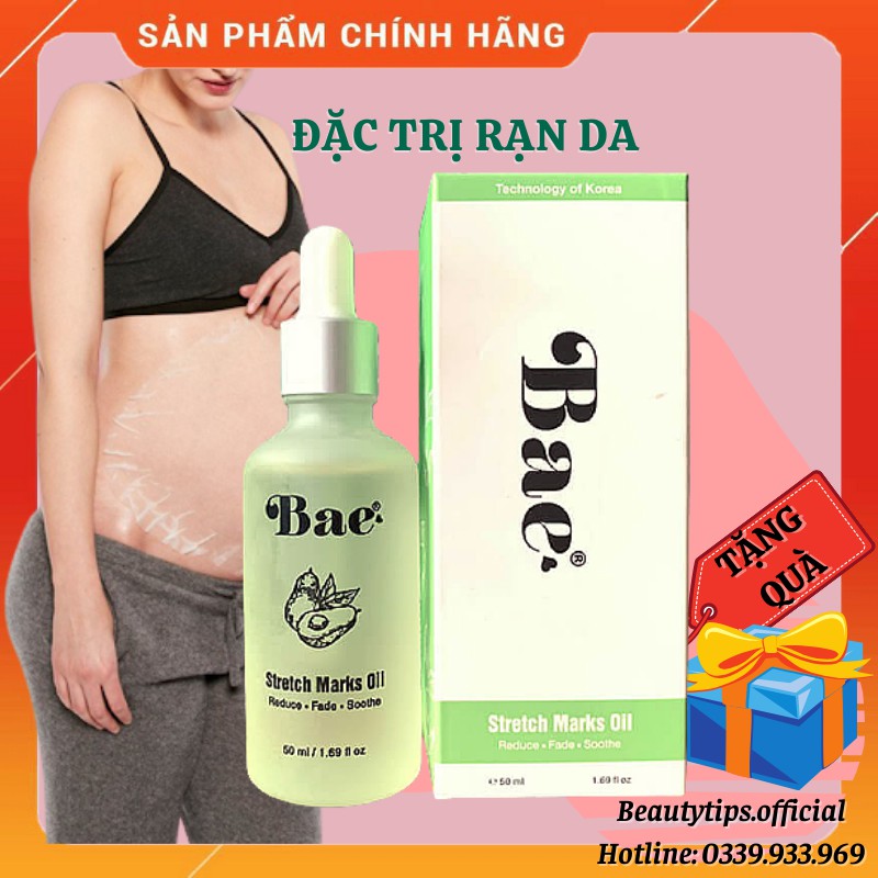 (Tặng Quà) Tinh Dầu Bae Khắc Phục Vết Rạn Da Cho Bà Bầu Và Phụ Nữ Sau Sinh 50ml