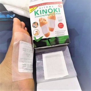 Dán thải độc chân Kinoki Nhật Bản(hộp 10 miếng dán)