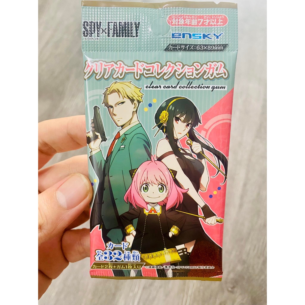 GIÁ HỦY DIỆT  Card nhân phẩm Spy x Family Kẹo Gum gói thẻ random ngẫu nhiên