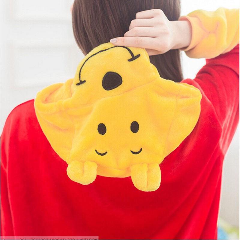 Bộ Đồ Ngủ Liền Thân Hình Chú Gấu Pooh Dễ Thương