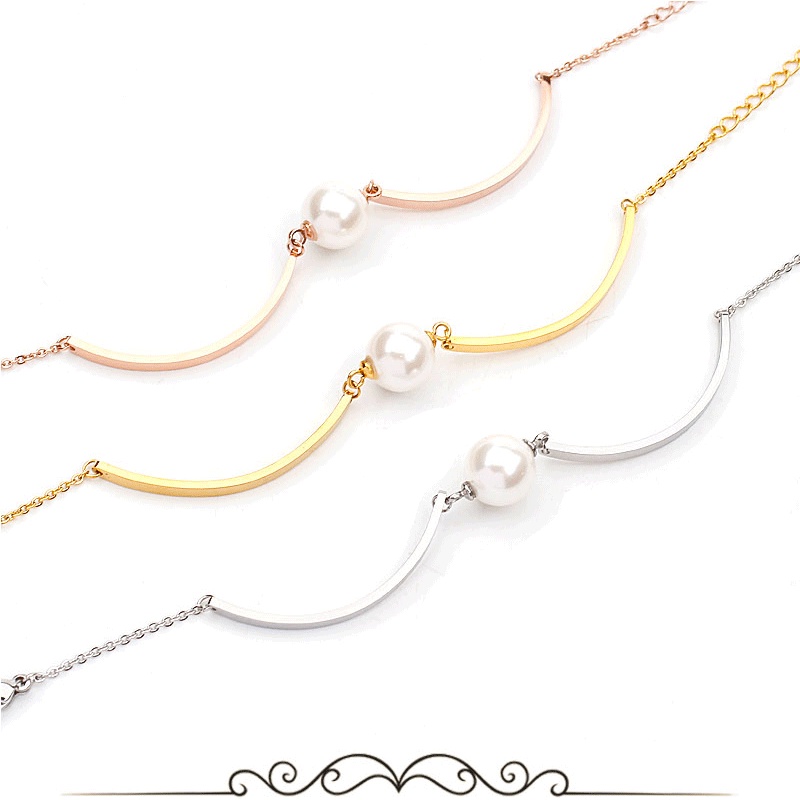 Vòng tay lắc tay titan nữ ngọc 2 mảnh S1-207 - CAM KẾT KHÔNG GỈ, KHÔNG BAY MÀU - BẢO HÀNH 12 THÁNG