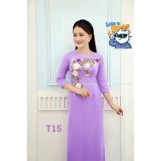 ÁO DÀI MAY SẴN THÊU